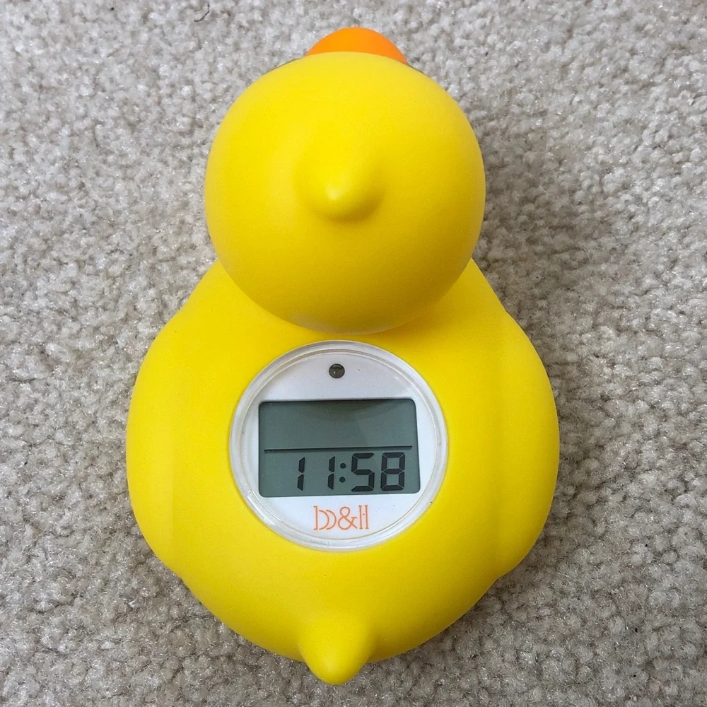 Yellow Rubber Duck Bath Thermometer
